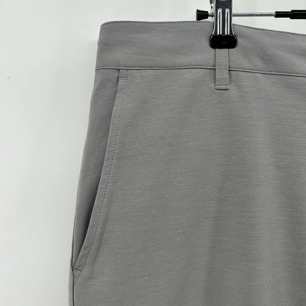 Faherty All Day Shorts Mens 36 OR 38 Gray Stretch Drawstring Hybrid Coastal
